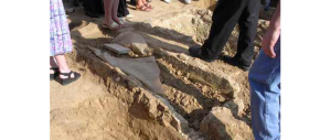 Photo exhumation sépulture ancienne